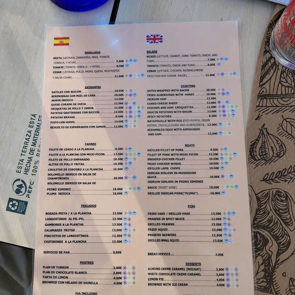 Menu_BAR PACO PEPE_Gaucín_image_1