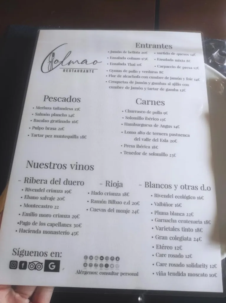 Menü_Restaurante El Colmao Humilladero_Humilladero_Bild_3