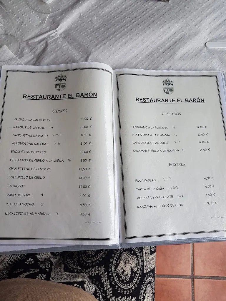 Menu_Restaurante El Barón_Istán_image_3