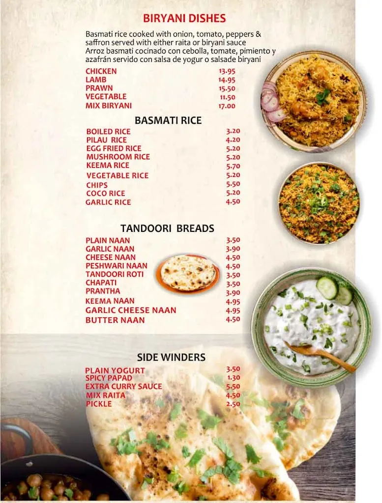 Menu_Bollywood Indian Restaurant Fuengirola_Fuengirola_image_2