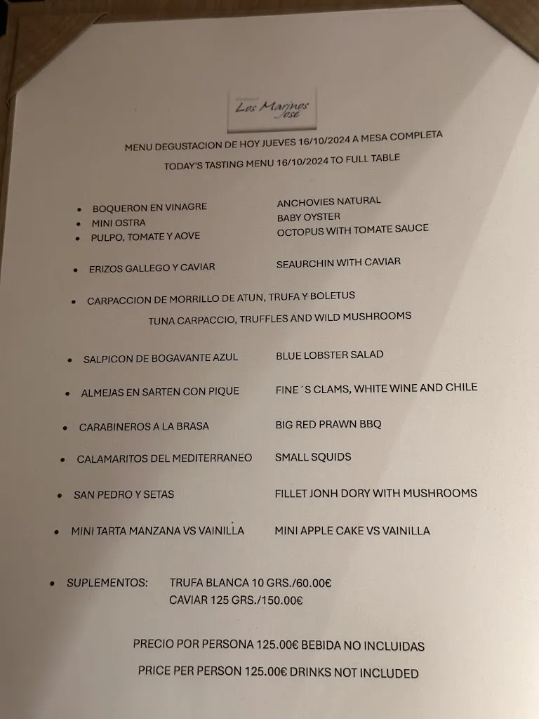 Menu_Marisquería Los Marinos Jose_Fuengirola_image_2