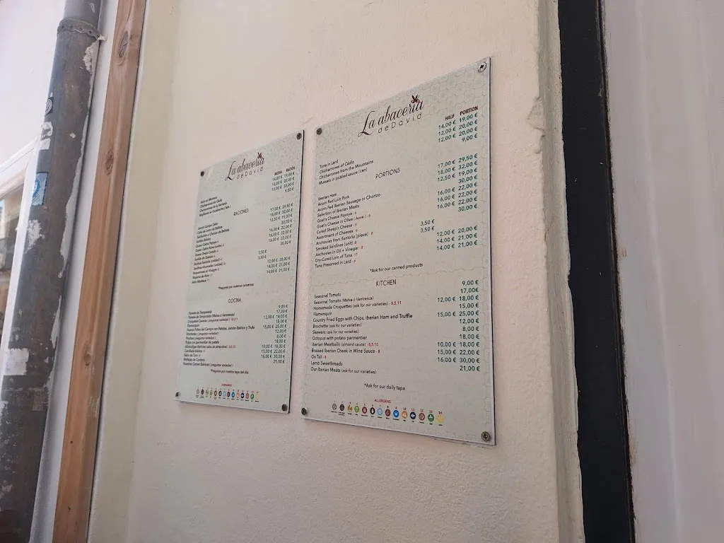 Menu_La Abacería de David_Fuengirola_image_1