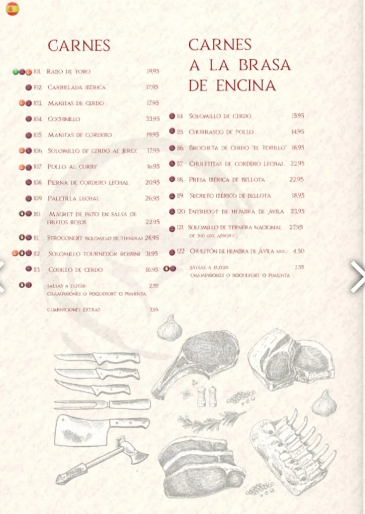 Menu_Restaurante Mesón El Torillo Fuengirola_Fuengirola_image_1