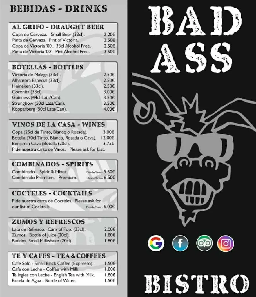 Menu_Restaurante Bad Ass Bistro_Fuengirola_image_2