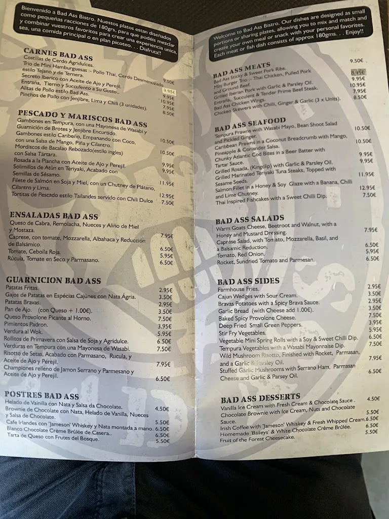 Menu_Restaurante Bad Ass Bistro_Fuengirola_image_4