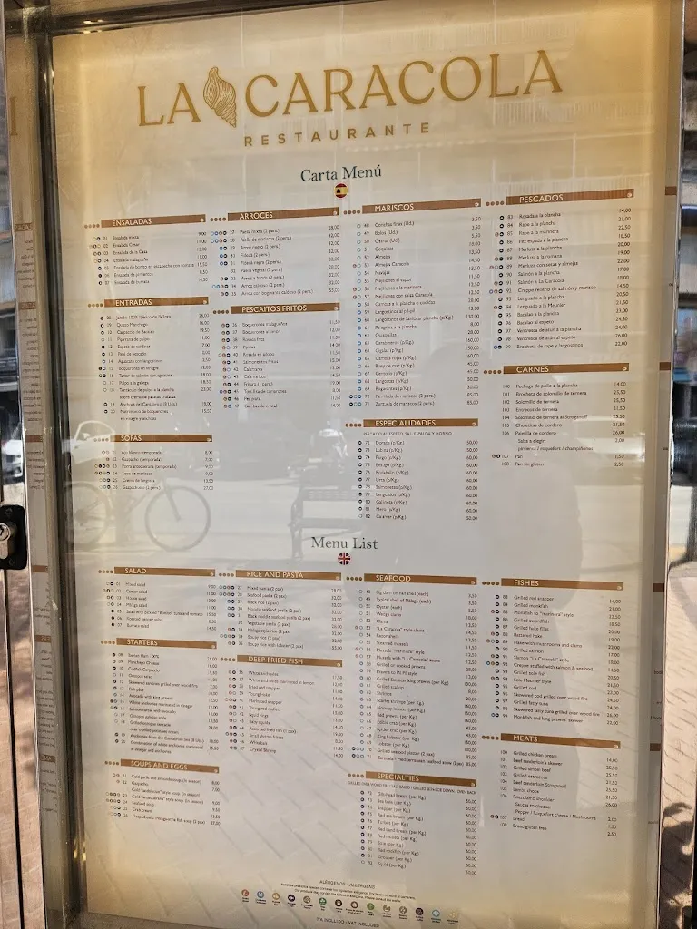 Menu_Restaurante La Caracola_Fuengirola_image_1