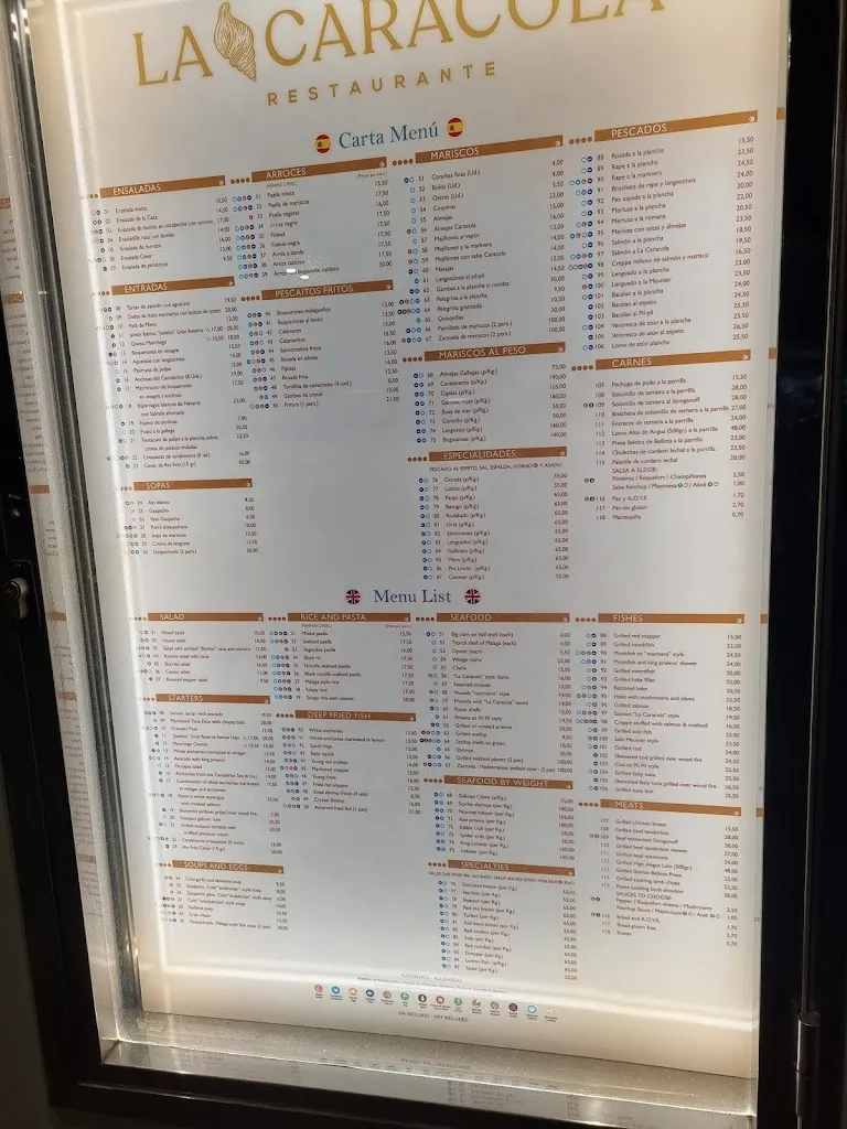 Menu_Restaurante La Caracola_Fuengirola_image_2