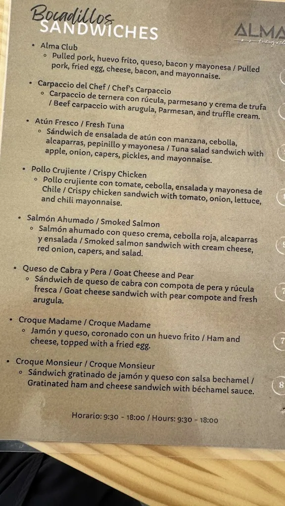 Menu_Alma Fuengirola_Fuengirola_image_1