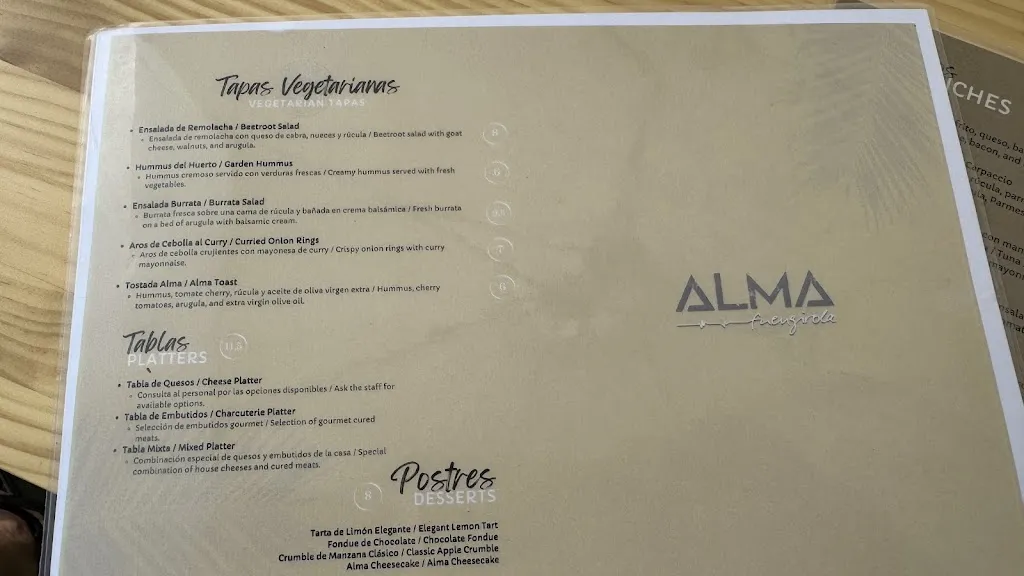 Menu_Alma Fuengirola_Fuengirola_image_3