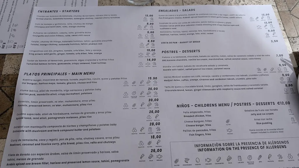 Menu_The Garden Restaurant / Restaurante El Jardín_Frigiliana_image_4