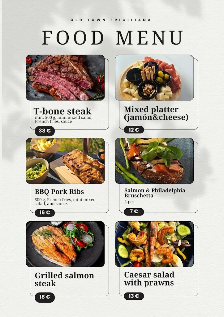 Menu_Old Town Restaurant & Bar | Frigiliana_Frigiliana_image_1