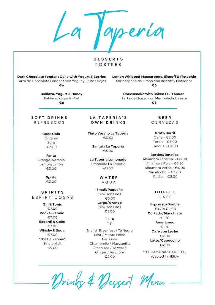 Menu_Restaurant La Taperia Frigiliana_Frigiliana_image_1