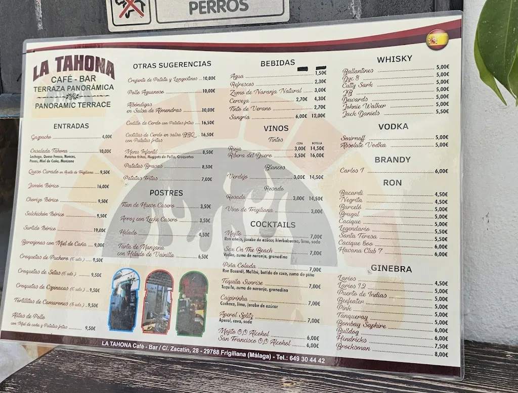 Menu_La Tahona del Zacatin_Frigiliana_image_2