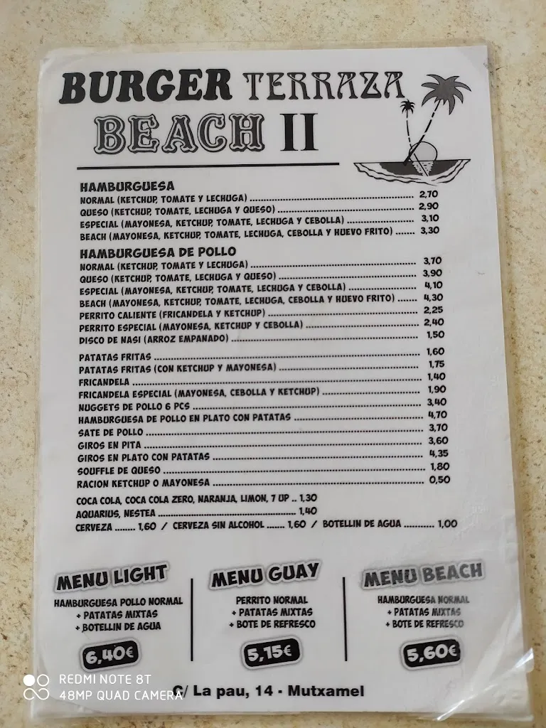 Menu_Burger Terraza Beach II - Hamburguesas y Tapas_Mutxamel_image_1