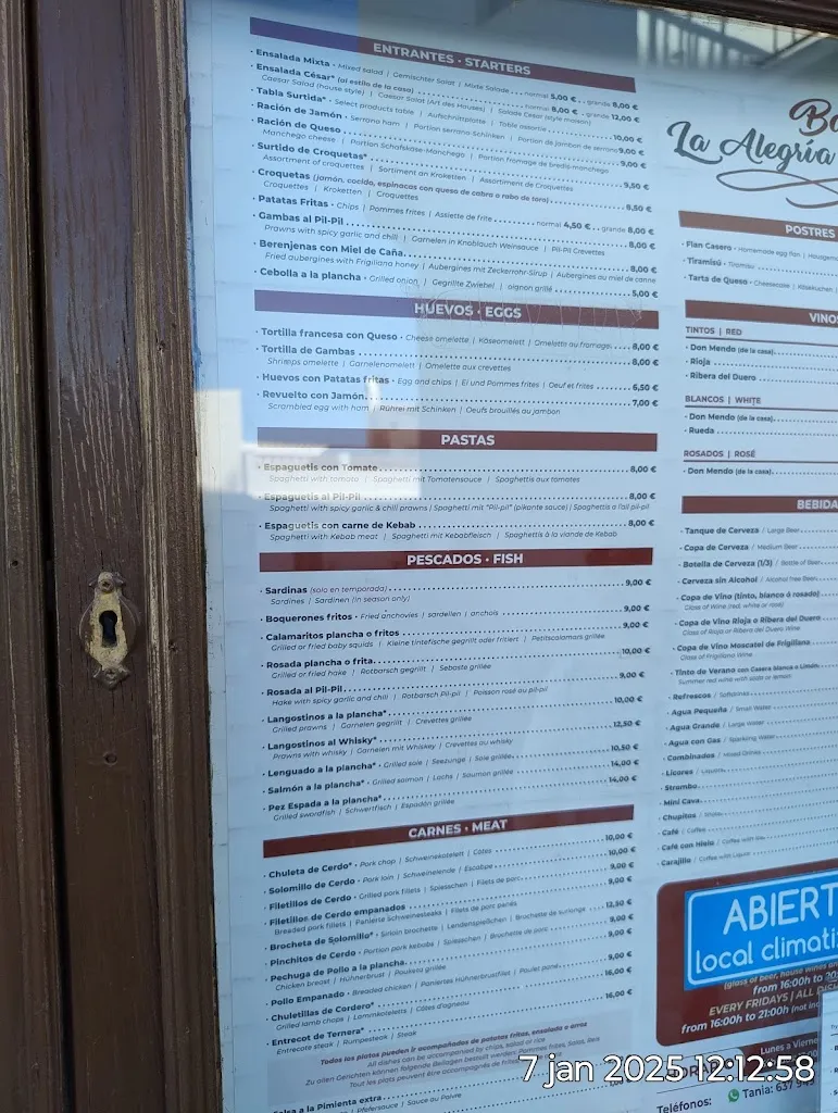 Menu_Bar la Alegría del Barrio_Frigiliana_image_4