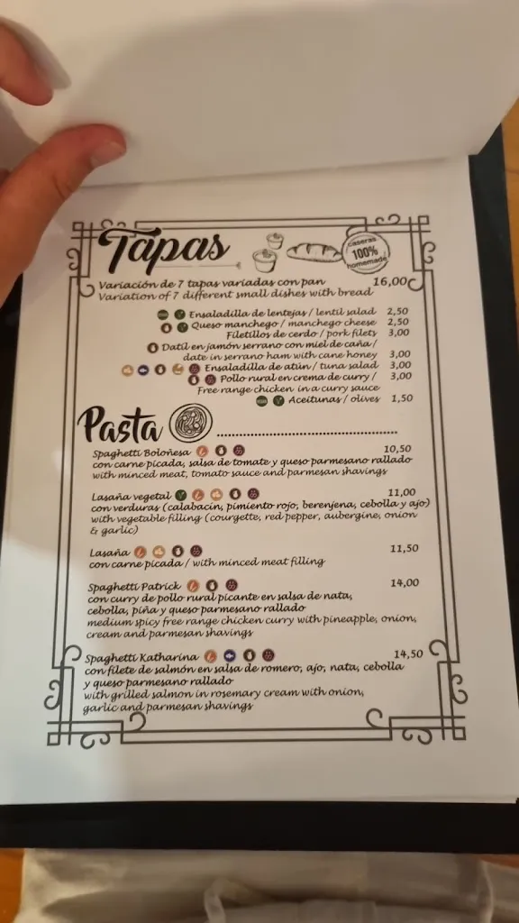 Menu_Pizzeria Nueva Tahona_Frigiliana_immagine_1