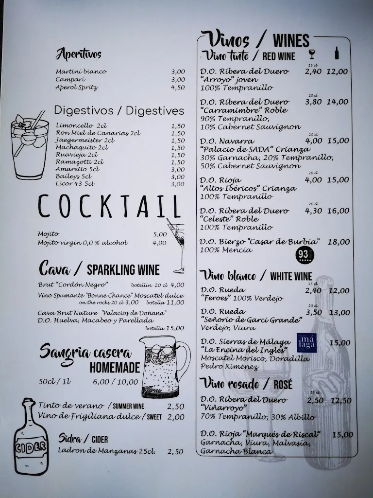Menu_Pizzeria Nueva Tahona_Frigiliana_immagine_2