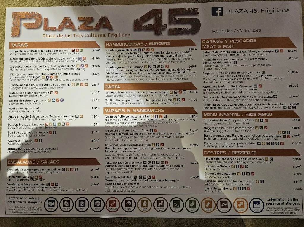 Menu_Restaurante Plaza 45_Frigiliana_image_2