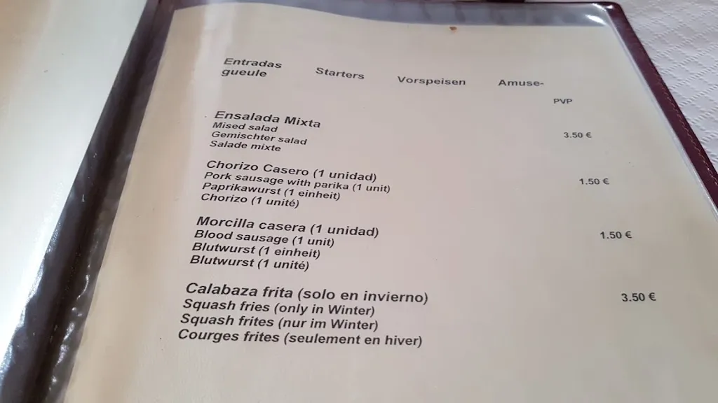 Menü_El TANGAY_Frigiliana_Bild_2