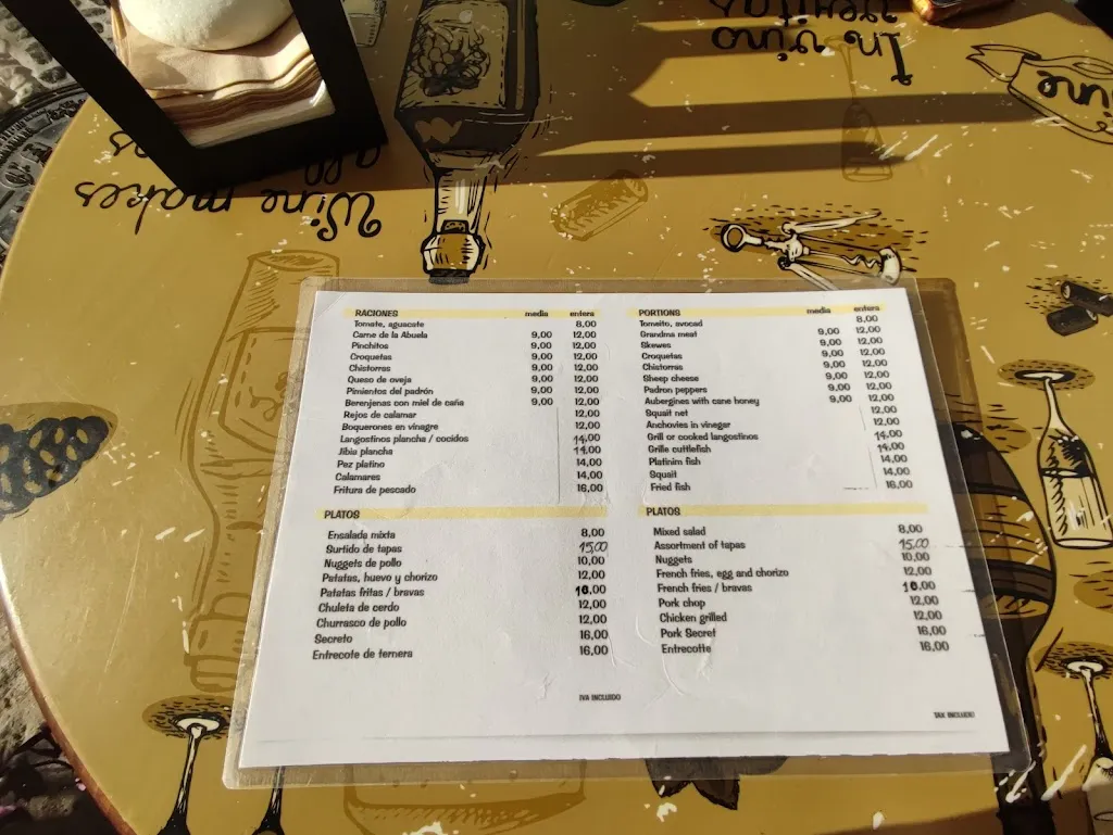 Menu_El Granaino Bar Mesón_Frigiliana_image_2