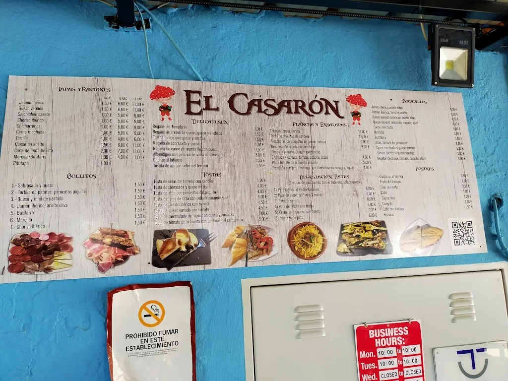 Menu_Bar El Casarón_Júzcar_image_2