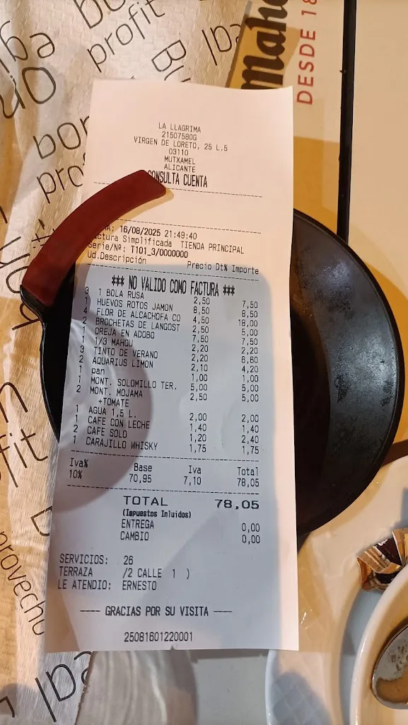 adolfo_Heladería La Llagrima_Mutxamel_review