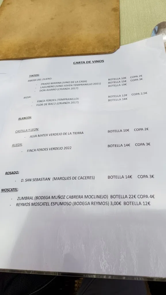 Menu_Bar Restaurante Pensacola_Macharaviaya_image_4