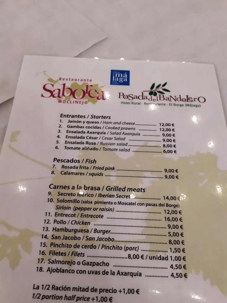 Menu_Restaurante Saborea_Moclinejo_immagine_1