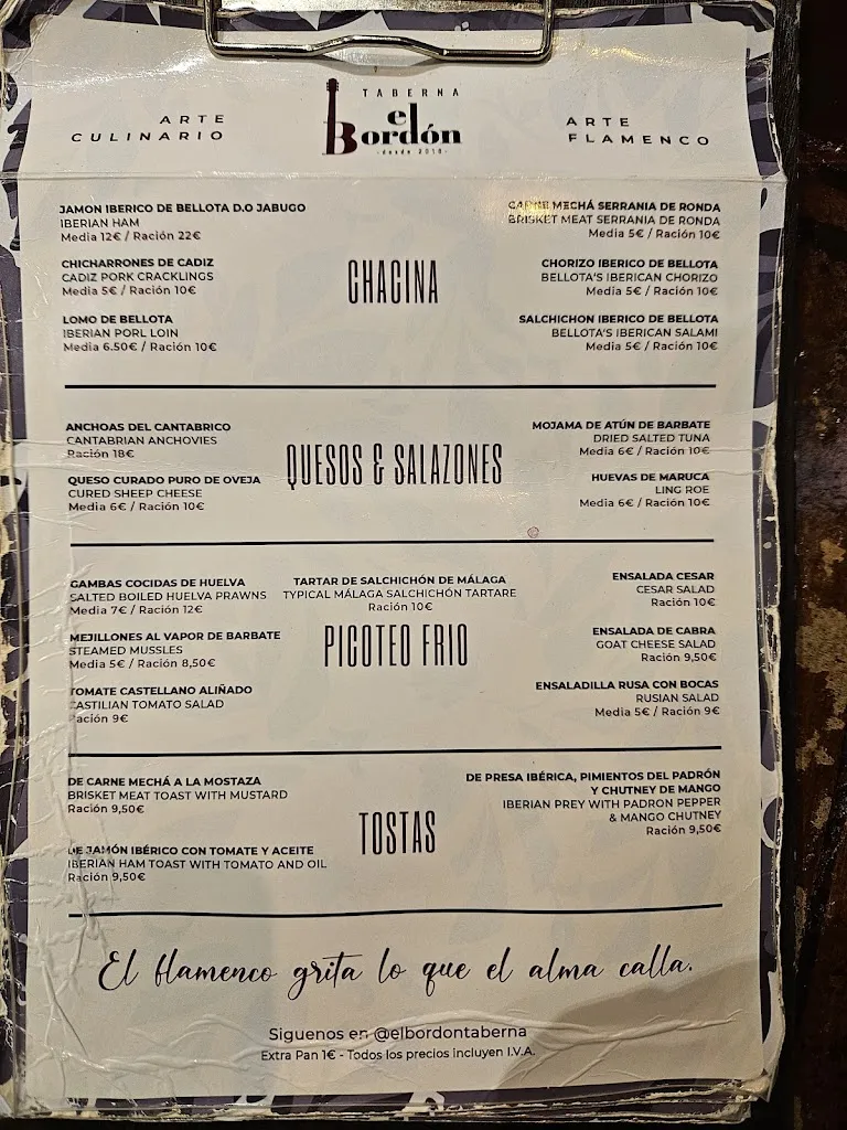 Menu_Taberna El Bordón Marbella_Marbella_image_2