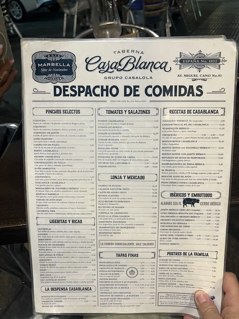Menu_Taberna Casa Blanca_Marbella_image_3