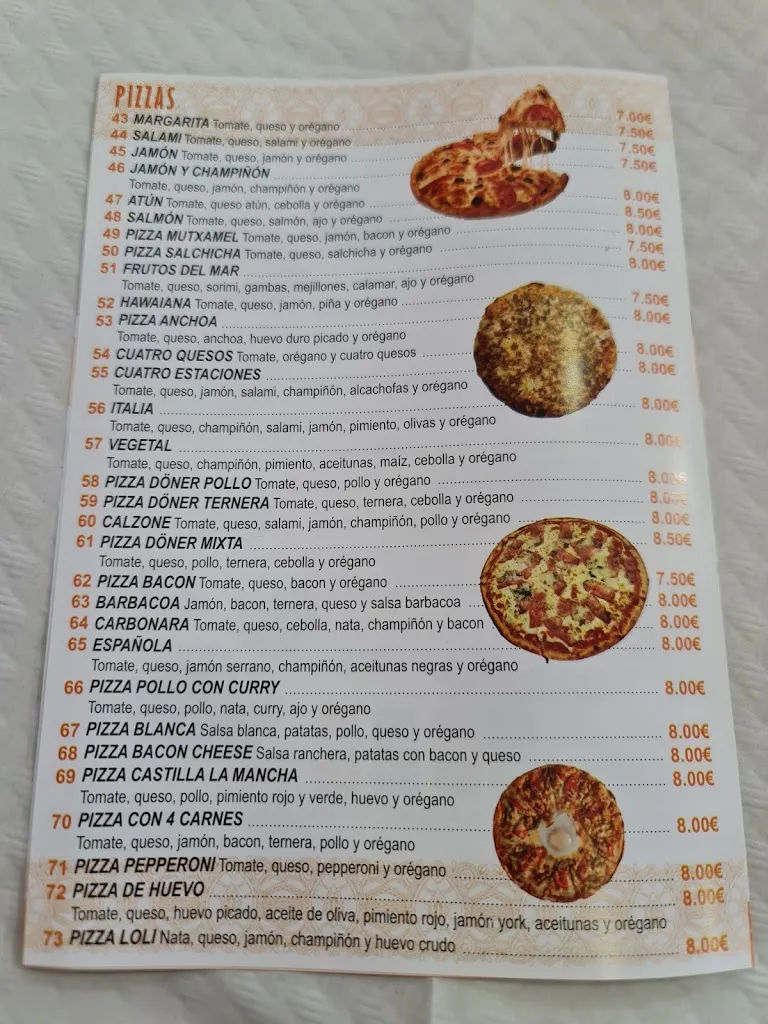 Menu_Restaurant Kebab Pizzeria Mutxamel_Mutxamel_image_1