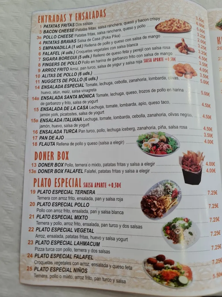 Menu_Restaurant Kebab Pizzeria Mutxamel_Mutxamel_image_2