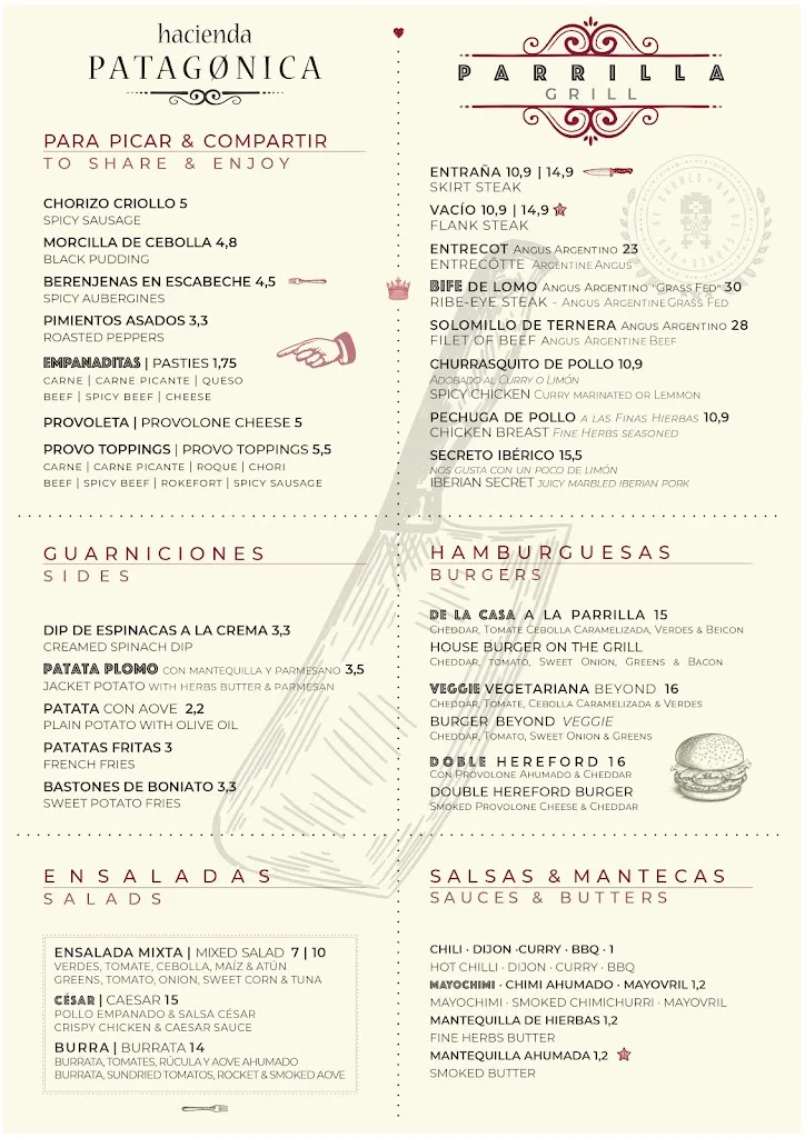 Menu_HACIENDA PATAGONICA Tapas Grill_Marbella_image_1