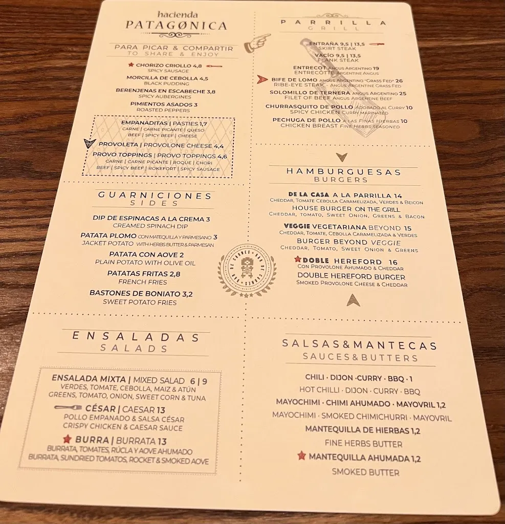 Menu_HACIENDA PATAGONICA Tapas Grill_Marbella_image_4