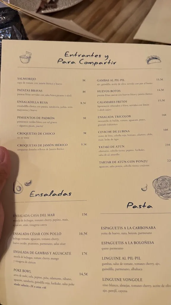 Menu_CASA DEL MAR Tapas Bar Restaurant_Marbella_image_2