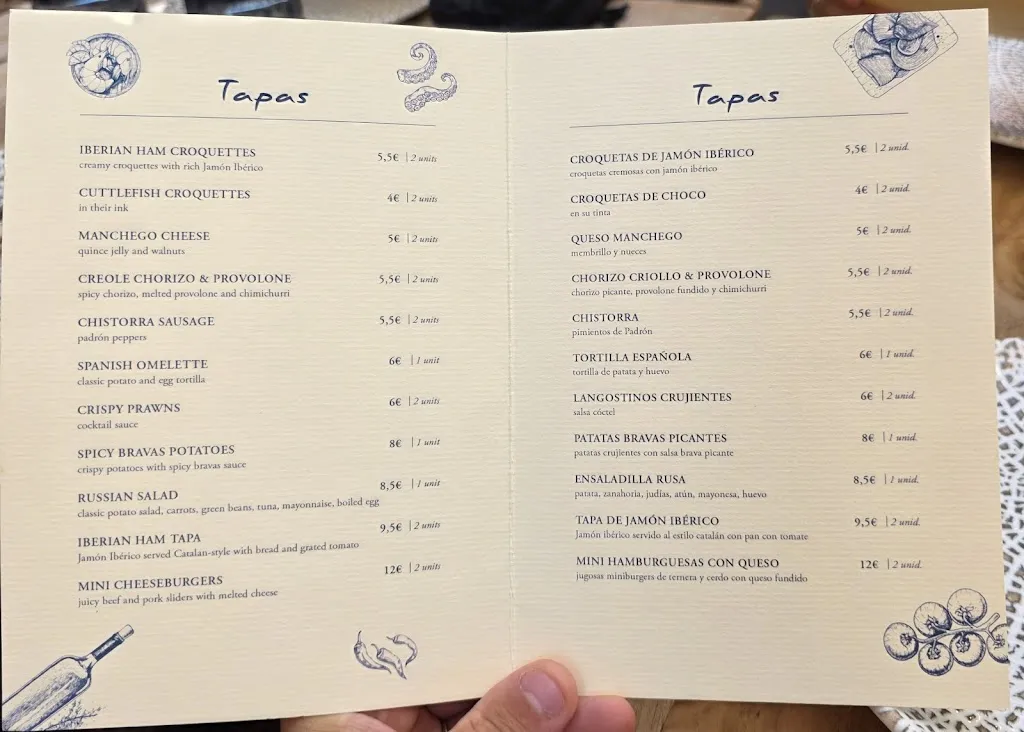 Menu_CASA DEL MAR Tapas Bar Restaurant_Marbella_image_3