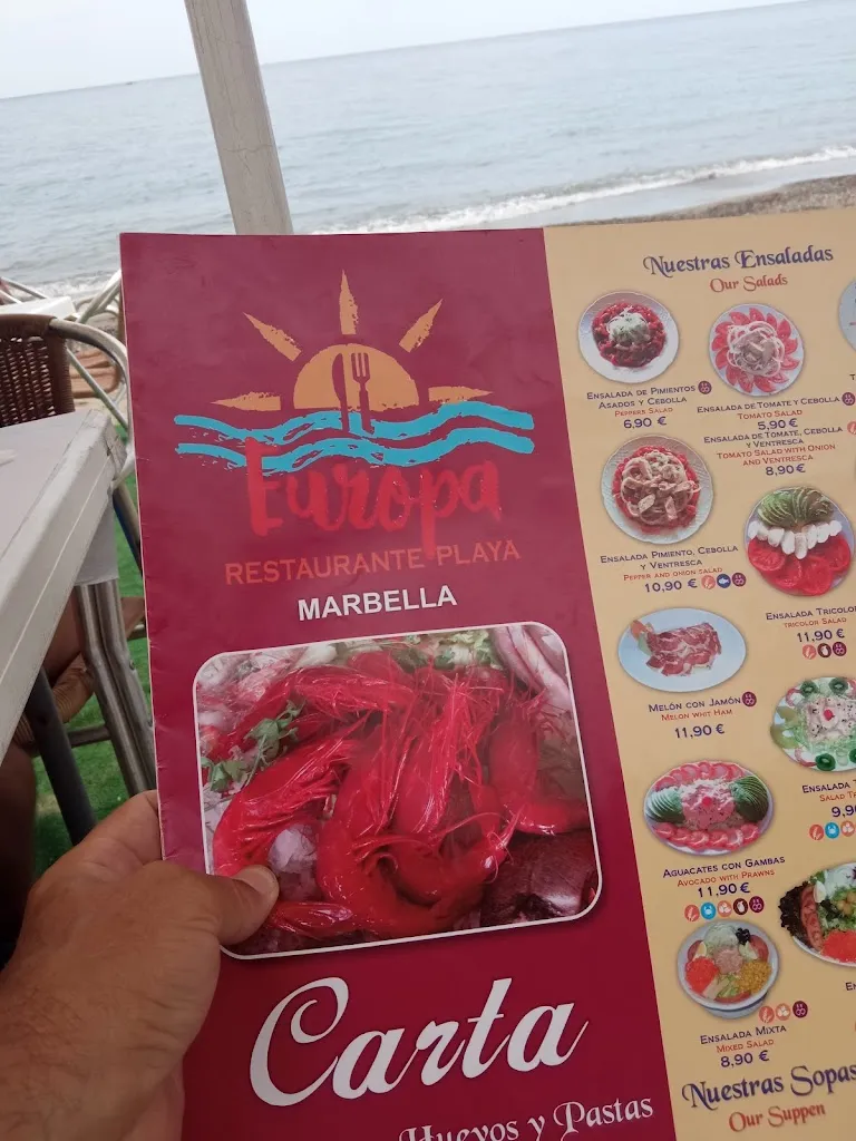 Menu_Playa Europa_Marbella_immagine_3