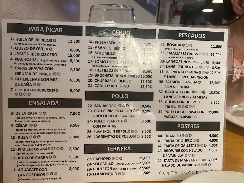 Menu_Bar restaurante Contracorriente_Mollina_image_2