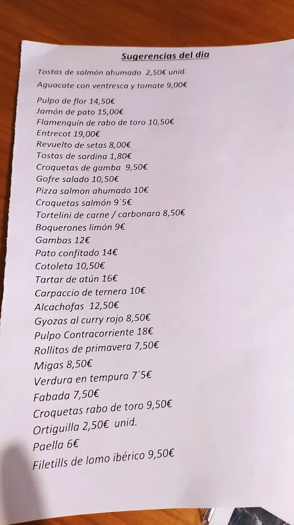 Menu_Bar restaurante Contracorriente_Mollina_image_3