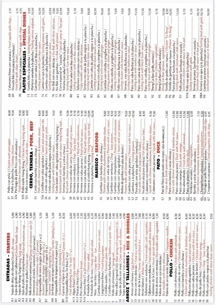 Menu_RESTAURANTE CHINO OLIMPICA ll MOLLINA_Mollina_image_1