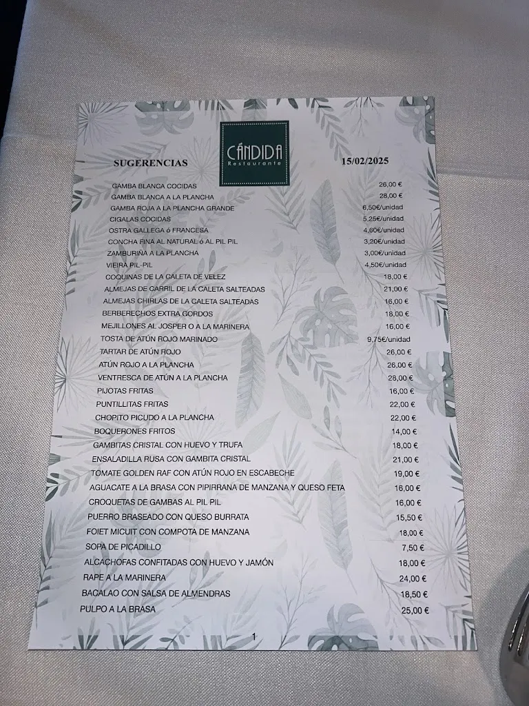 Menu_Restaurante Cándida_Mollina_immagine_3