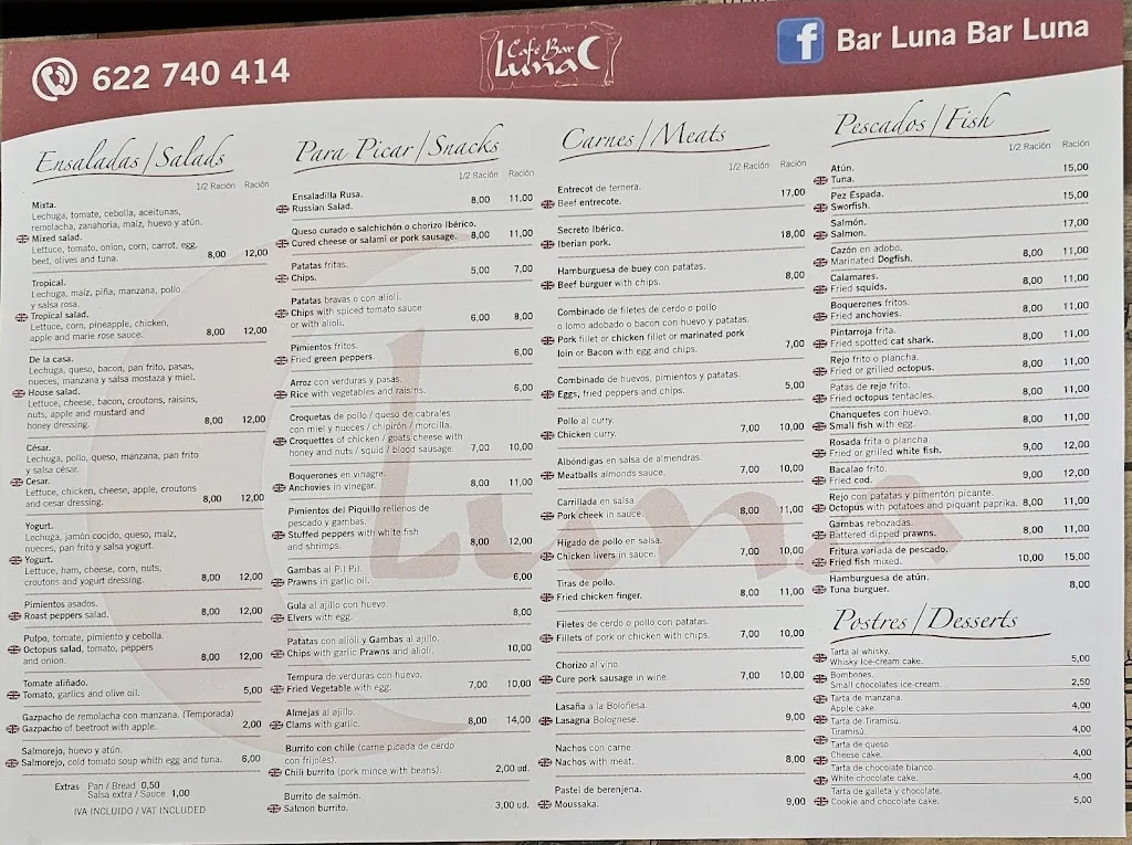 Menu_Café Bar Luna_Monda_image_1