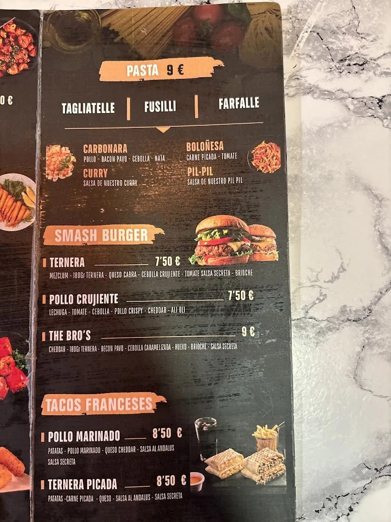 Menu_THE BROS RESTAURANTE & BAR_Monda_image_2