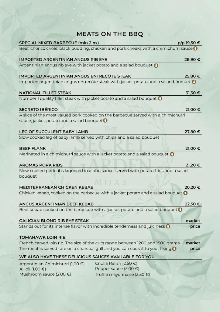 Menu_The Secret Garden - Mijas_Mijas_image_2
