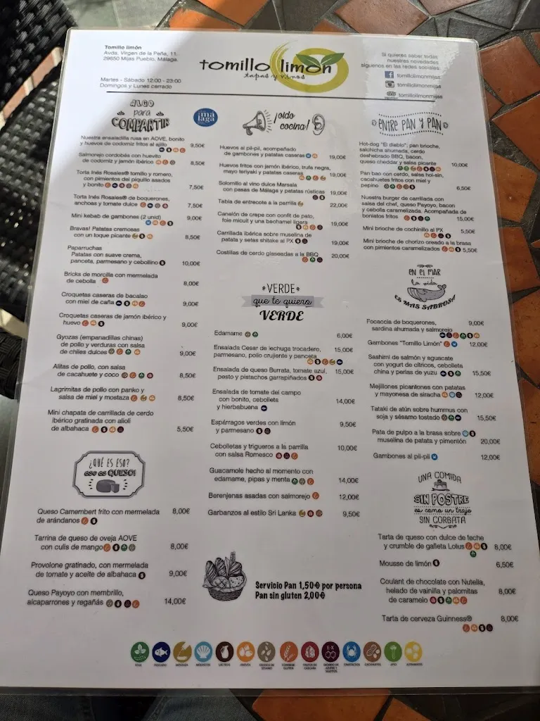 Menu_Tomillo Limón_Mijas_image_1