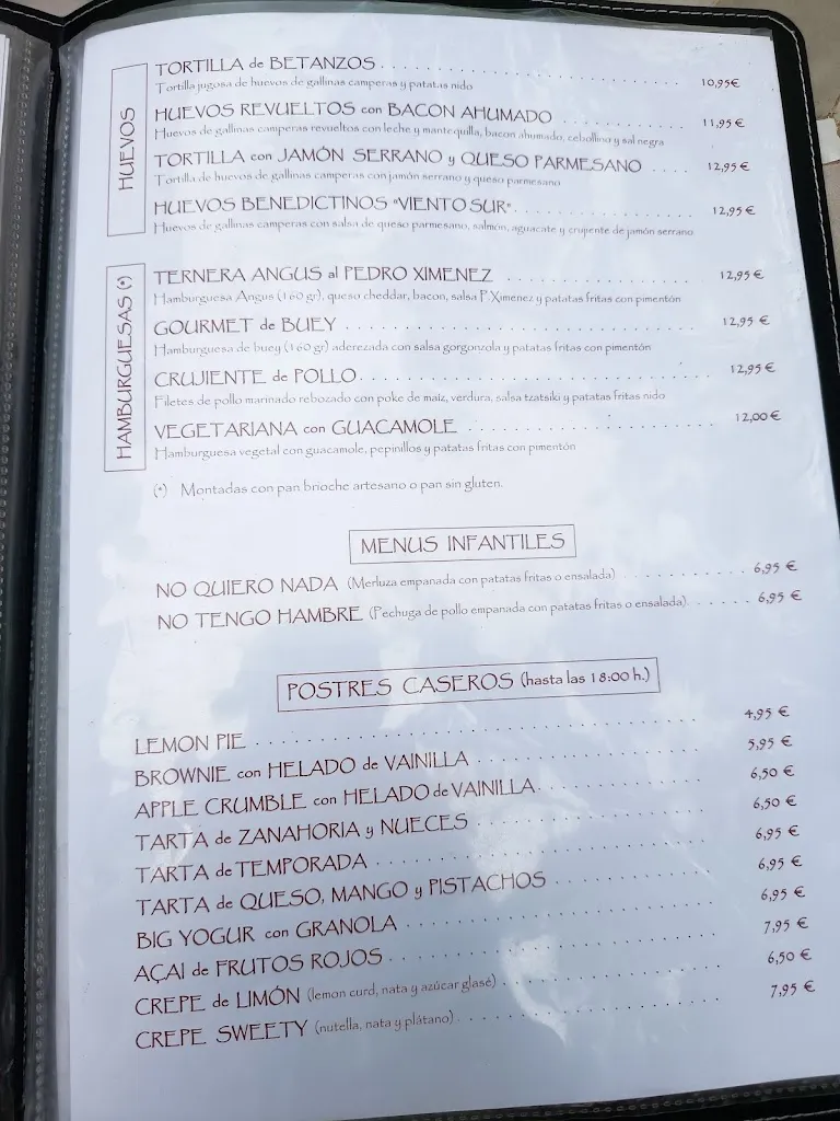 Menu_VIENTO SUR Brunch Café_Mijas_image_2