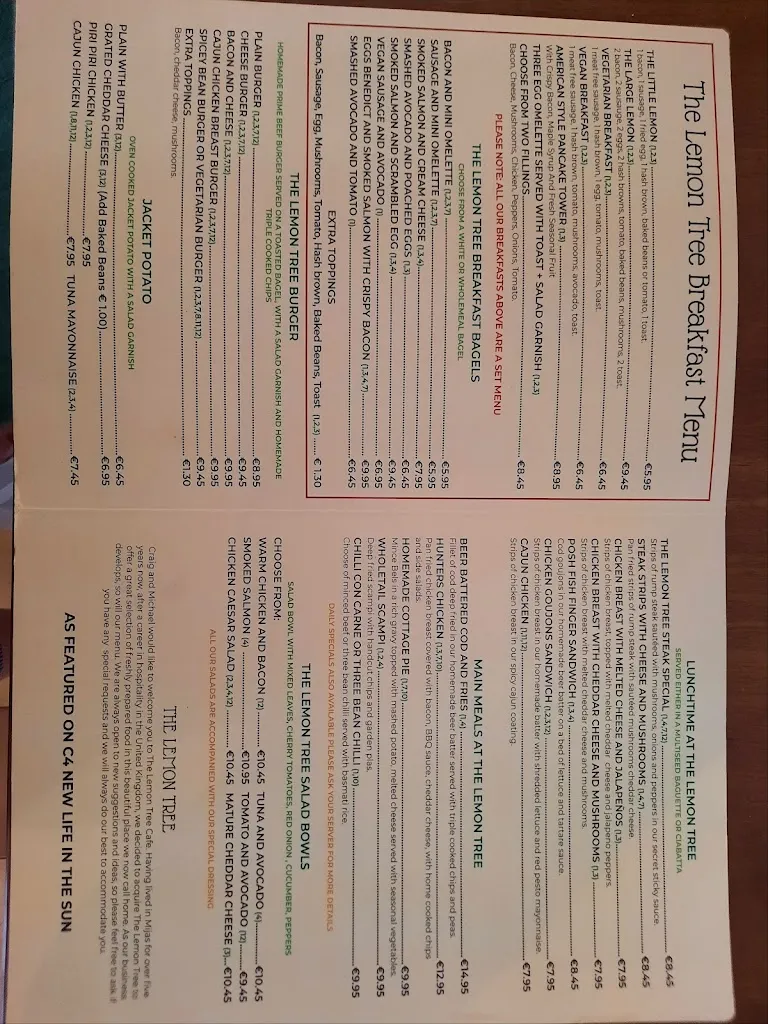 Menu_The Lemon Tree_Mijas_image_4