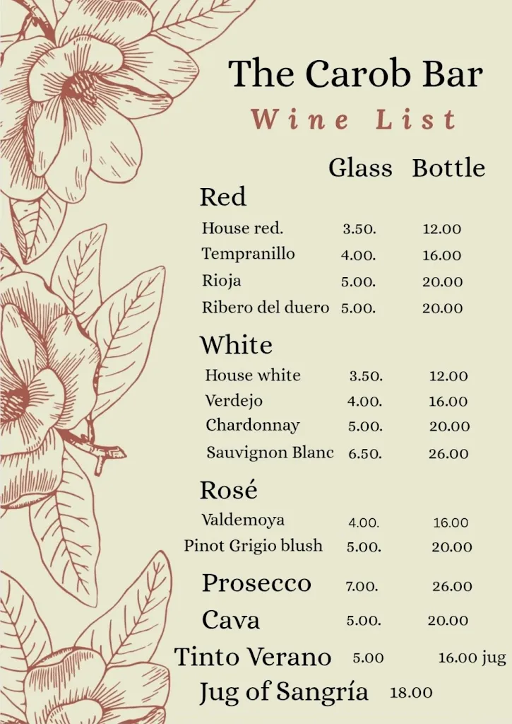 Menu_Carob Bar_Mijas_immagine_1