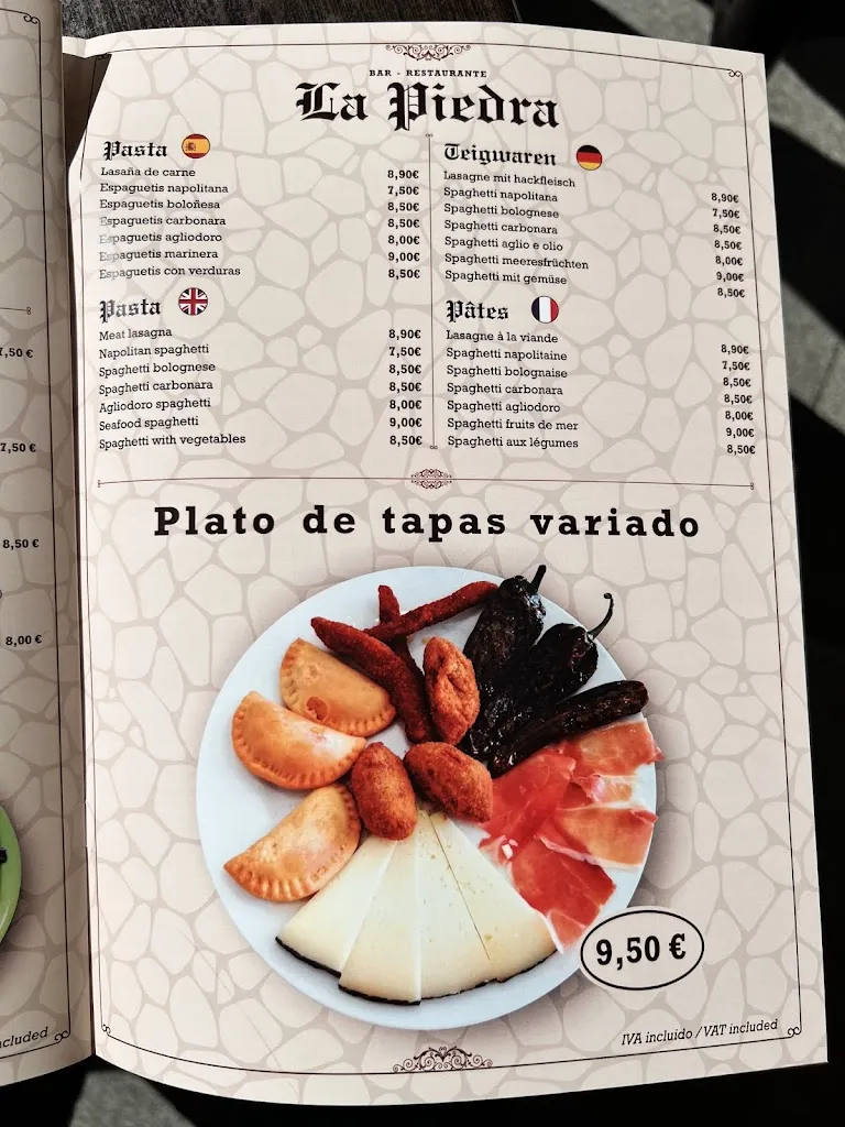 Menu_Restaurante Bar La Piedra_Mijas_image_2