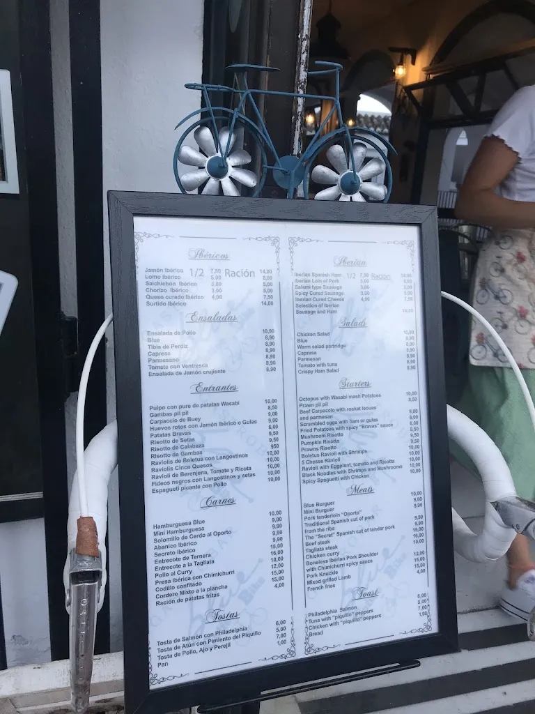 Menu_Blue coffee bike_Mijas_image_4